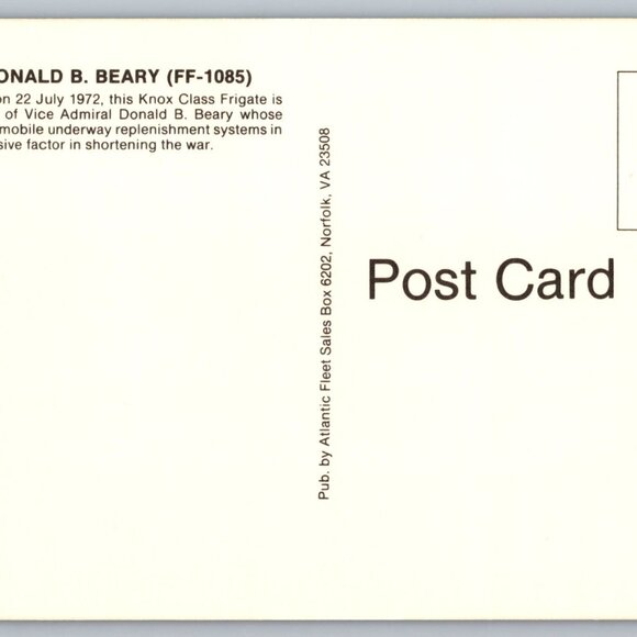 Postcard  Unposted  Warships [Frigates] Lot of 8 Historic Collection #1168 - Picture 8 of 16